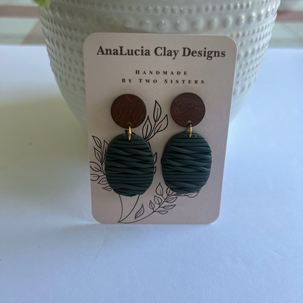 Green Earrings